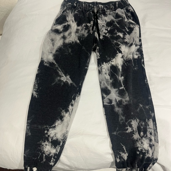 Pants - Tie dye waffle jogger